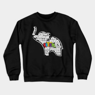 'Autism Awareness Elephant' Awesome Autism Awareness Crewneck Sweatshirt